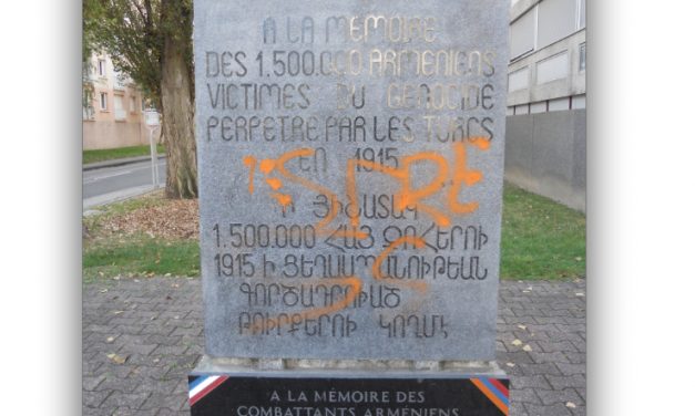 La stèle de Vienne dédiée aux victimes du génocide des Arméniens profanée