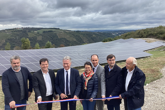 Inauguration de la microcentrale solaire photovoltaïque de Gnassata