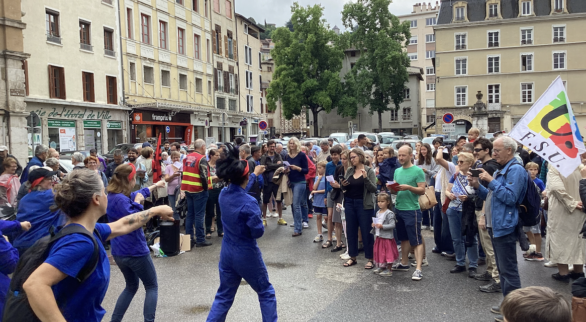 Législatives, 8ème circonscription de l’Isère-Bruits de campagne : Nouveau rassemblement devant l’hôtel-de-ville de Vienne et appels aux candidat(e)s et aux électeurs…