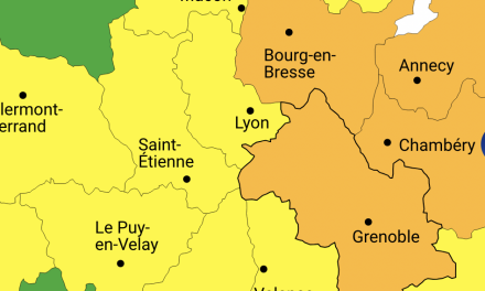 De 15 à 23 heures, l’Isère  et la vallée du Rhône aujourd’hui vendredi 12 juillet en alerte orange aux orages et pluie/inondation selon Météo France