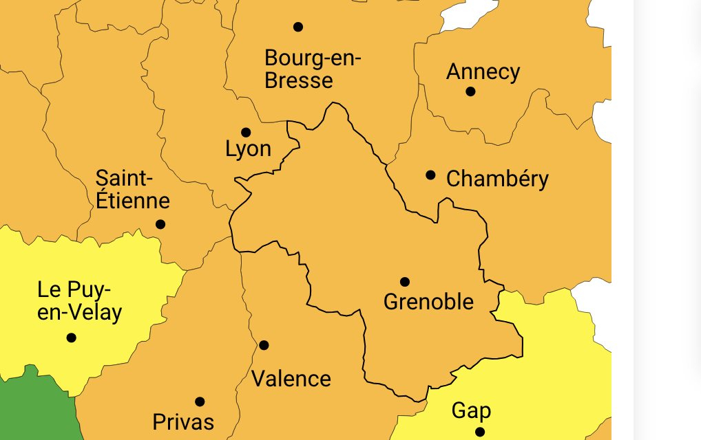 Après la vigilance canicule, la vigilance orange aux orages en Isère, à partir de 15 heures, ce mardi 13 août