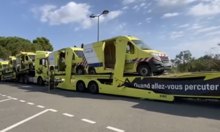 27 patrouilleurs accidentés exposés : campagne choc de Vinci autoroutes au niveau du péage de Reventin-Vaugris