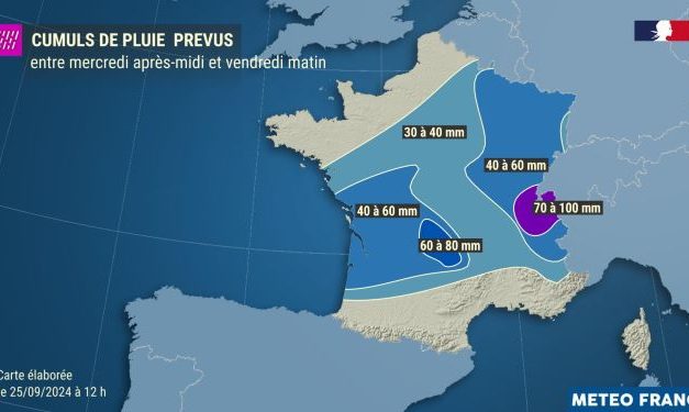 Météo : l’Isère en vigilance pluie/inondation/vent, une « rivière atmosphérique » annoncée jusqu’à vendredi