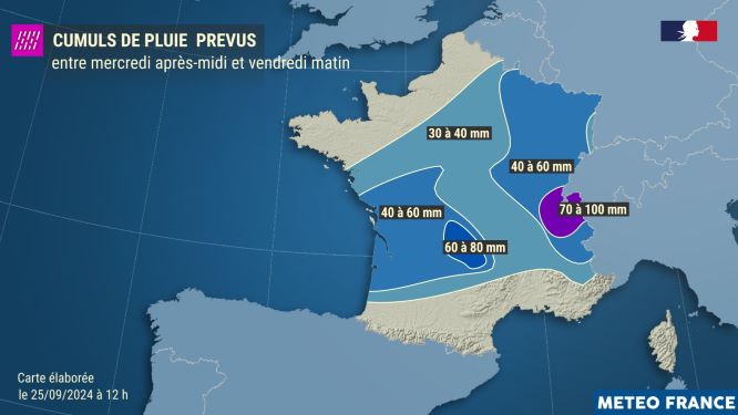 Météo : l’Isère en vigilance pluie/inondation/vent, une « rivière atmosphérique » annoncée jusqu’à vendredi