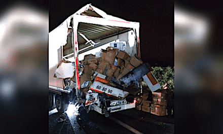 Deux poids-lourds se percutent sur l’A7 au Sud de Vienne, éparpillant de nombreux colis sur la chaussée