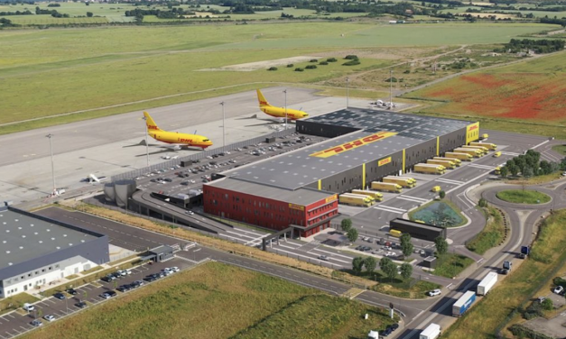 DHL lance les travaux  d’une méga plateforme de fret de 13 000 m2 près de l’aéroport de Lyon-Saint-Exupéry. Ouverture en juillet 2025