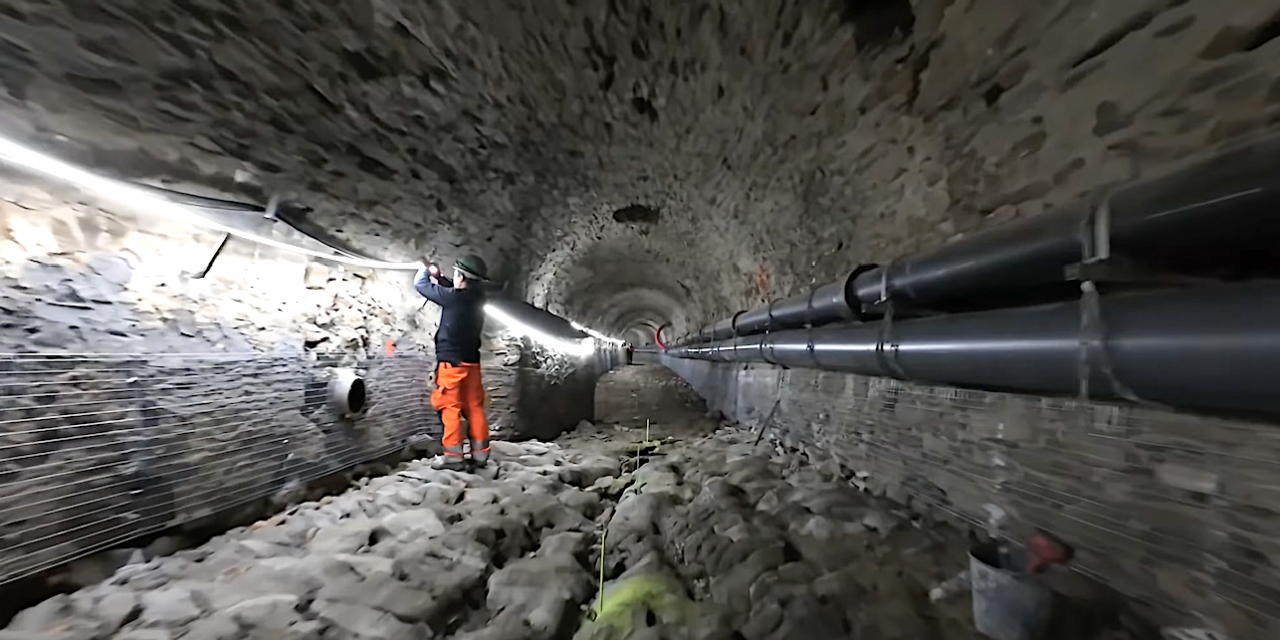 Vidéo-Egalement en  travaux : une galerie accueillant  le ruisseau Saint-Gervais serpente sous… le cours Brillier à Vienne