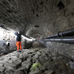 Vidéo-Egalement en  travaux : une galerie accueillant  le ruisseau Saint-Gervais serpente sous… le cours Brillier à Vienne