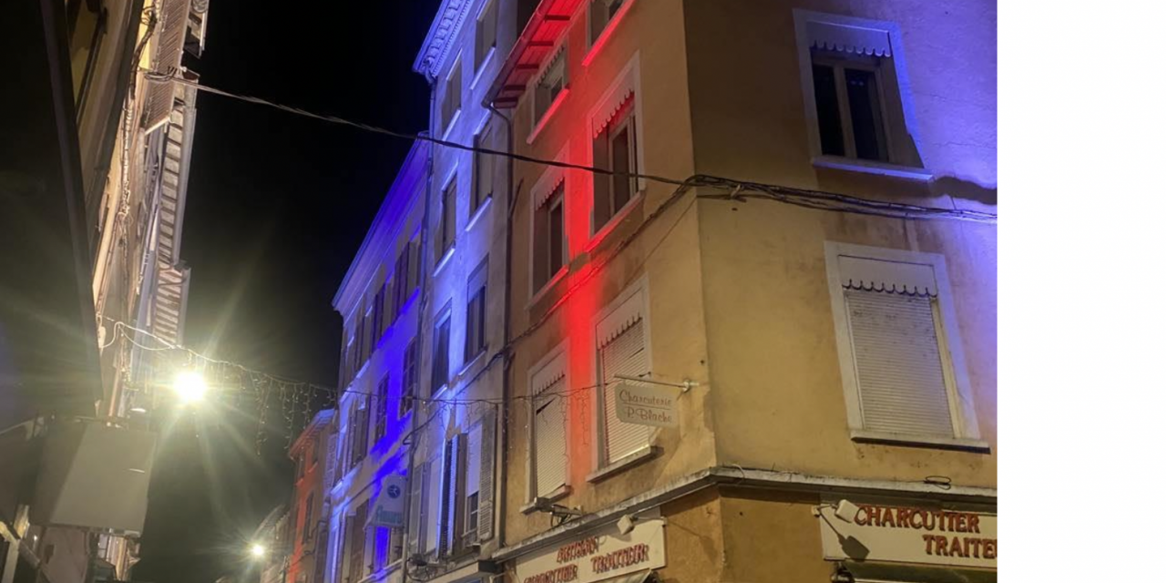 Le Plan Lumières d’illumination des façades historiques de Vienne va aussi passer en LEDs : une expérimentation en cours rue Boson