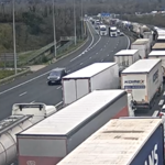 Collision entre deux poids-lourds sur l’A 46, paralysée une  bonne partie de l’après-midi