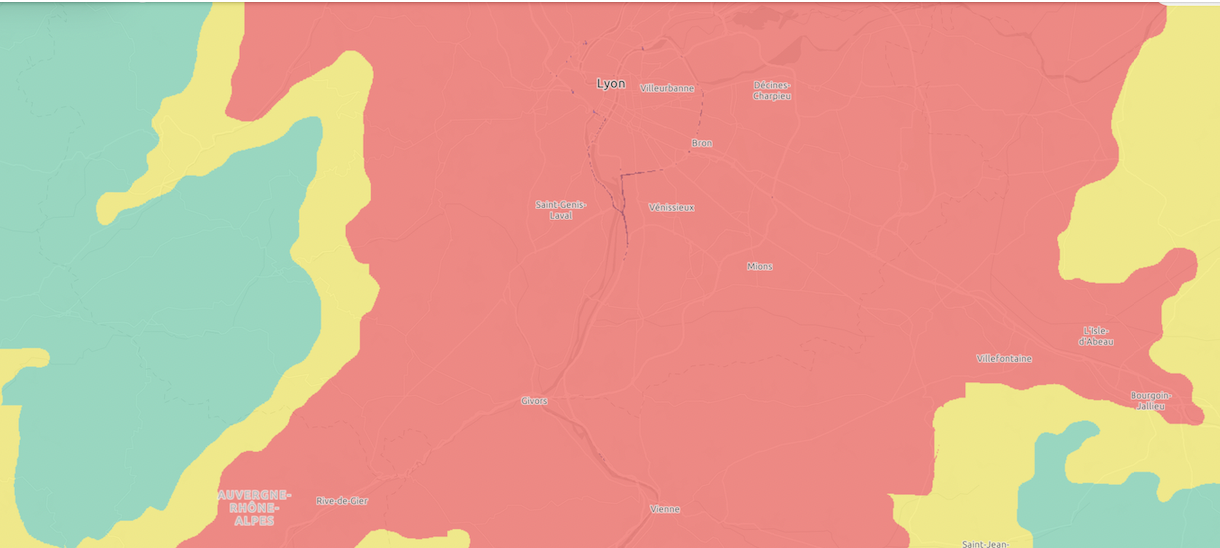 Alerte orange aux particules fines : circulation différenciée et limitation de vitesse mises en œuvre à Lyon et dans le Nord-Isère