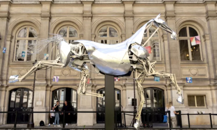 Zeus, le cheval métallique de la cérémonie d’ouverture des JO de Paris 2024, exposé d’ici quelques jours à Lyon