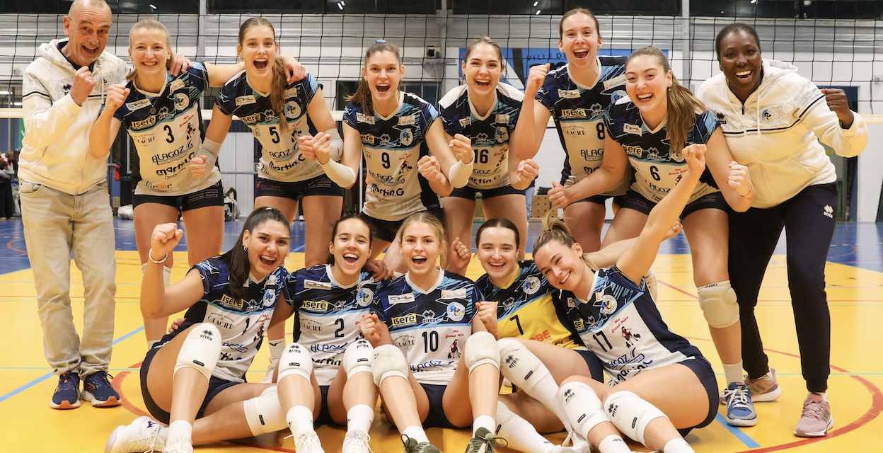 Volley-Bal Pays Viennois, Elite- En battant Nantes, les Viennoises s’ouvrent le chemin des phases finales