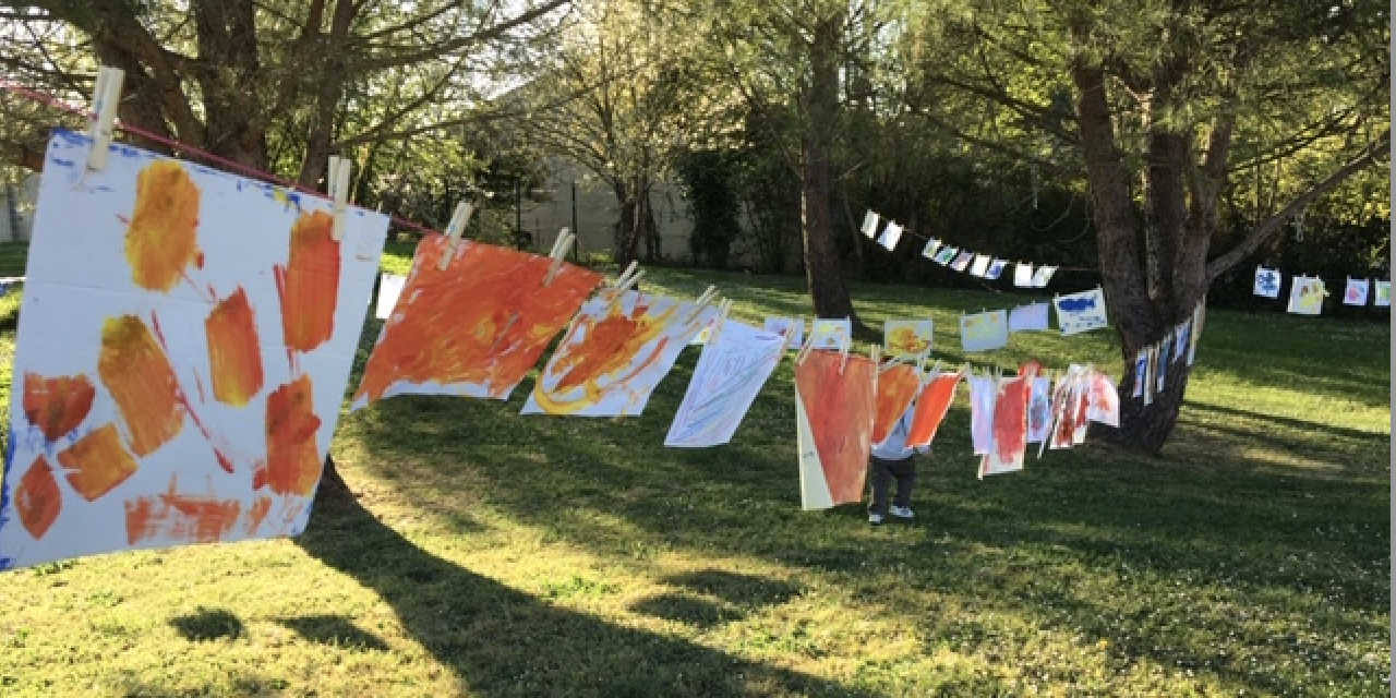 Les structures petite enfance de Vienne Condrieu Agglomération font leur « Grande Lessive » le 20 mars…